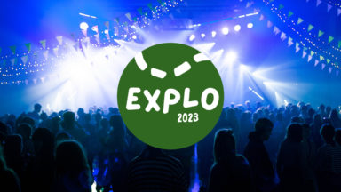 Explo 2019:n bileet ja Explon logo.